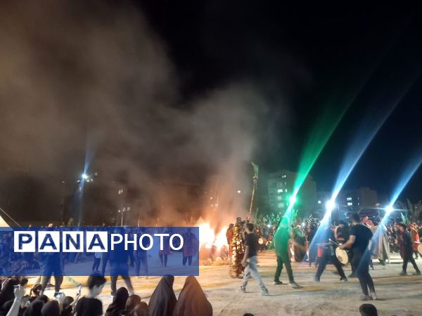 مراسم شام غریبان درناحیه 6 مشهد