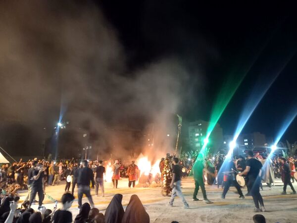 مراسم شام غریبان درناحیه 6 مشهد