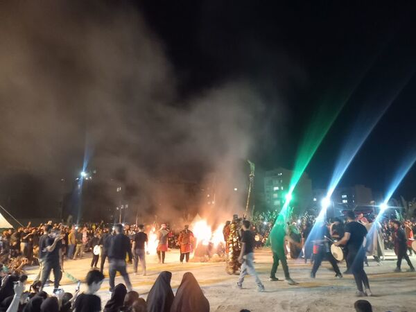 مراسم شام غریبان درناحیه 6 مشهد