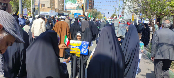 جلوه هایی از راهپیمایی روز جهانی قدس در قم