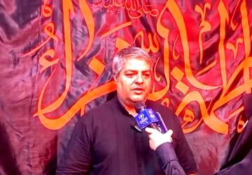 پذیرایی موکب قمر بنی هاشم از عزاداران حسینی

