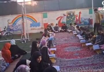 مراسم محفل انس با قرآن کریم در شهرستان گرمسار 