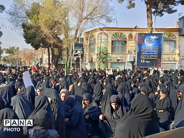 مراسم عزاداری سید علی خامنه‌ای (قدس سره )رهبر جمهوری اسلامی ایران در شهرستان کاشمر 