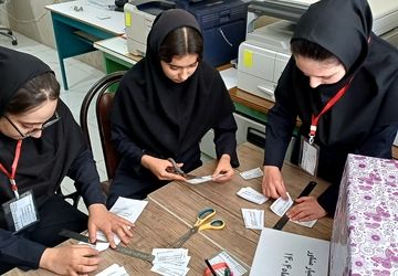 انتخابات همیار مشاور در دبیرستان دارالفنون شهرستان رزن