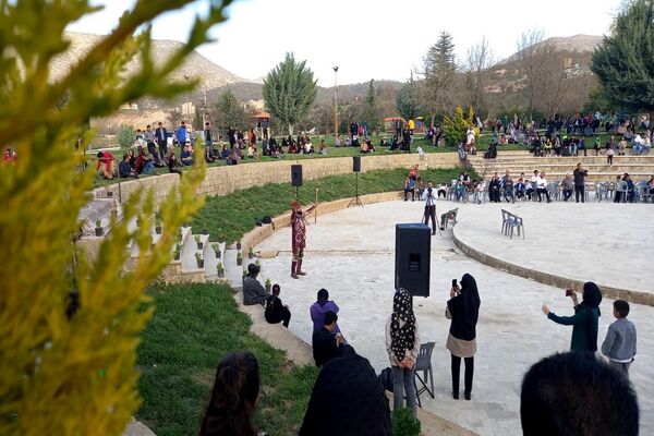 جشن نوروزگاه در پارک ساحلی یاسوج 