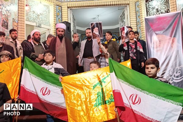اجتماع مردم باقرآباد قرچک در سوگواری و انتقام جویی شهادت رهبر فرزانه ایران