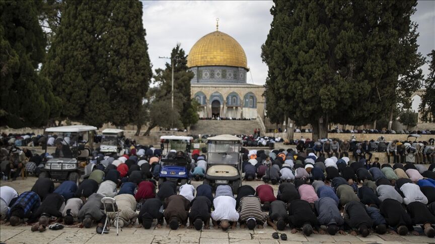نخستین نماز جمعه ماه مبارک رمضان در مسجدالاقصی