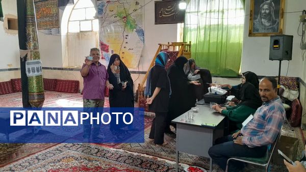 برگزاری چهاردهمین دوره انتخابات ریاست جمهوری در روستای تاج آباد شهرستان داورزن 