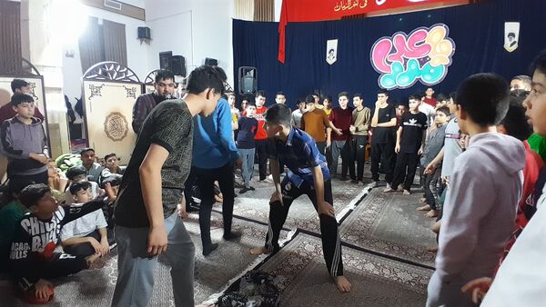 برگزاری جنگ شادی در اعتکاف سه روز در بهشت