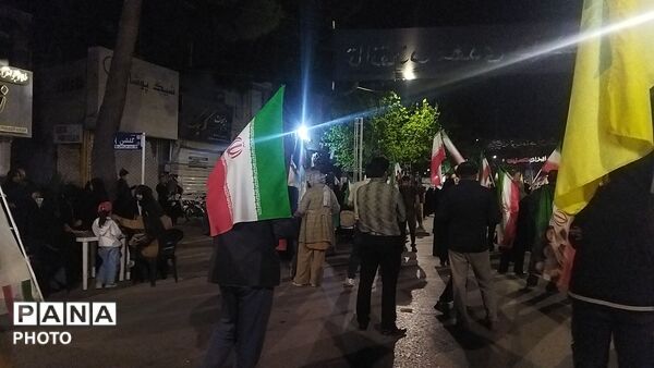 پنجاه و هشتمین شب از ایستادگی مردم در خیابان های نیشابور