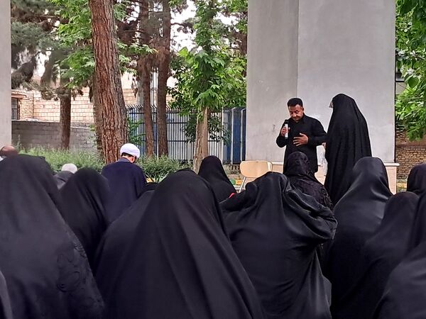 مراسم شهادت امام محمد باقر (ع) درکنار شهدای گمنام پارک وحدت آشخانه