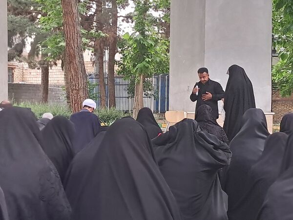 مراسم شهادت امام محمد باقر (ع) درکنار شهدای گمنام پارک وحدت آشخانه