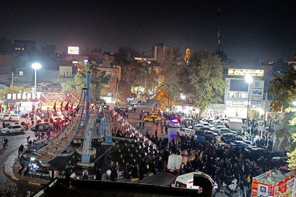 تشییع نمادین حضرت زهرا(س) با اشک و ارادت