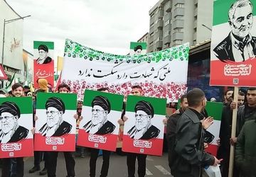 حضور نو راویان سرای امید در راهپیمایی ۲۲ بهمن