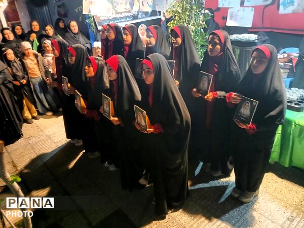 هفتمین شب از برپایی موکب اداره آموزش و پرورش کردکوی