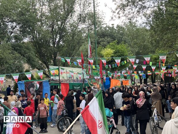 عید غدیر با شور مردمی و برنامه‌های متنوع در پارک کوثر نظرآباد 