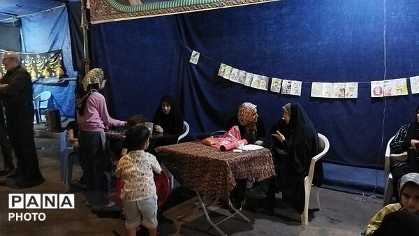 موکب جبهه فرهنگیان نیشابور  در اولین شب ماه  محرم ۱۴۰۵