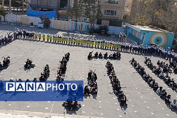 حضور پرشور دختران و پسران شهریار در روز استکبار ستیزی