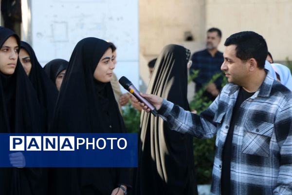 خروش دانش‌آموزان گرگانی در روز حماسه و بصیرت