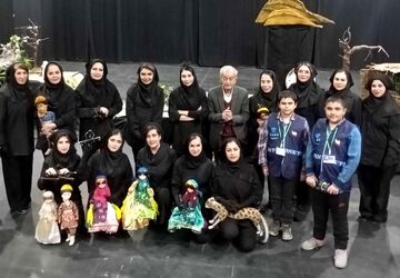 نمایش عروسکی «آن شب مهتاب» در تماشاخانه استاد لایق روی صحنه رفت