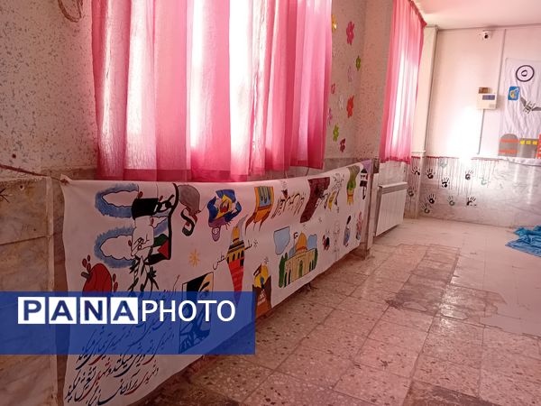 افتتاح مدرسه انقلاب در دبیرستان فاطمه الزهرا آشخانه