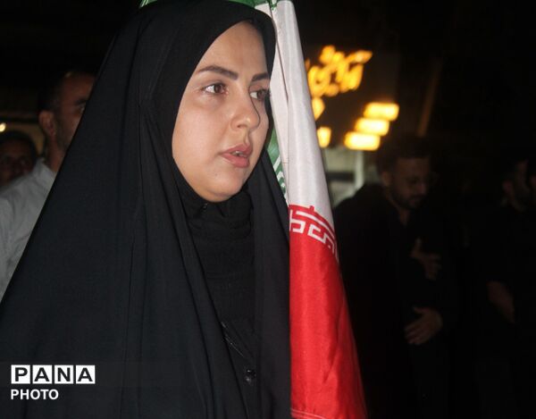 طنین نوای عاشورایی در خیابان امام نیشابور
