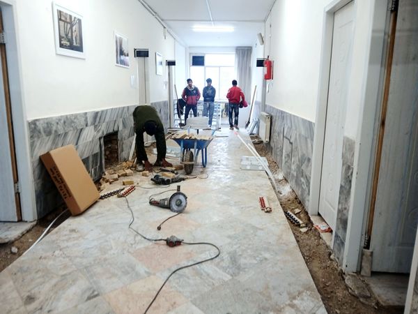 پروژه شوفاژ کشی و تعمیر موتور خانه هنرستان کیمیا