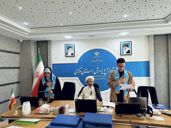 افتتاحیه دوازدهمین دوره مجلس دانش‌آموزی در استان مرکزی