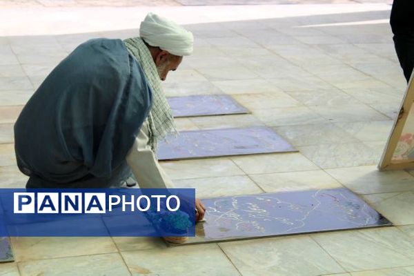 مراسم غباررویی مزار شهدای شهرستان خلیل آباد 