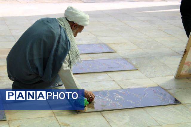 مراسم غباررویی مزار شهدای شهرستان خلیل آباد 
