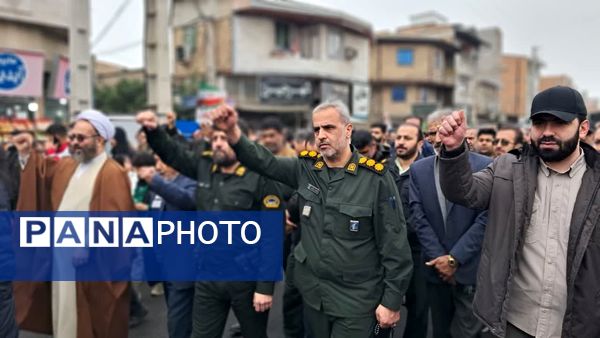 خروش حماسی مردم کردکوی در آیینه‌ شکوه ۲۲ بهمن