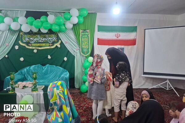 جشن عید غدیر در مسجد علی‌بن موسی‌الرضا خاورشهر 