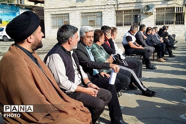 مراسم افتتاحیه هفته پدافند غیرعامل با حضور مدیر آموزش و پرورش ناحیه دو شهرری 