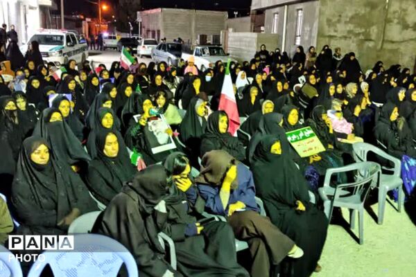 سوگواری مردم روستاهای شهر قلعه رئیسی در پی شهادت رهبر انقلاب