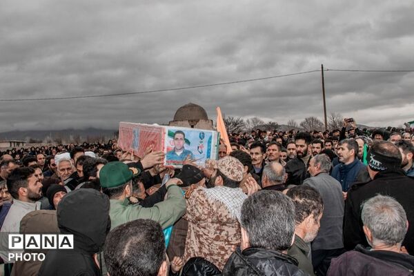 مراسم بدرقه شهید گرانقدر وحید عباسی