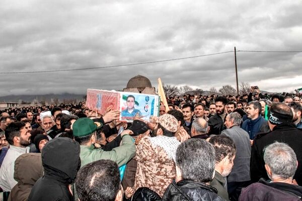 مراسم بدرقه شهید گرانقدر وحید عباسی