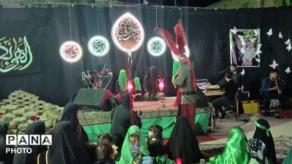سرتشنیز در سوگِ دردانه حسین (ع)