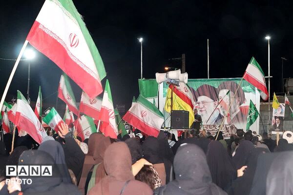 شامگاهی دیگر از حضور گرم مردمان باشتی در تجمعات