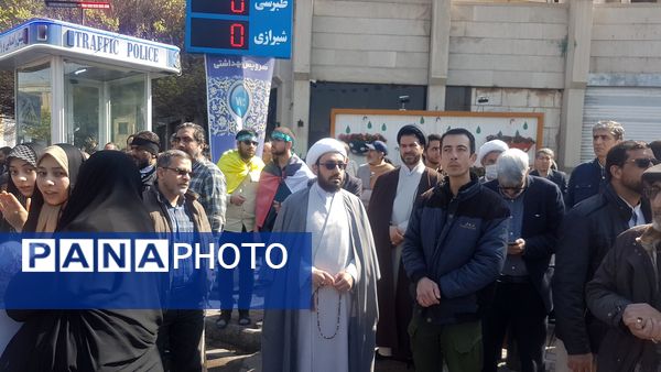 حضور پرشور و کوبنده مردم مشهد در راهپیمایی روز قدس