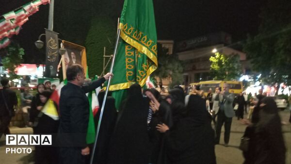 برگزاری کاروان نمادین امام رضا(ع) در نیشابور