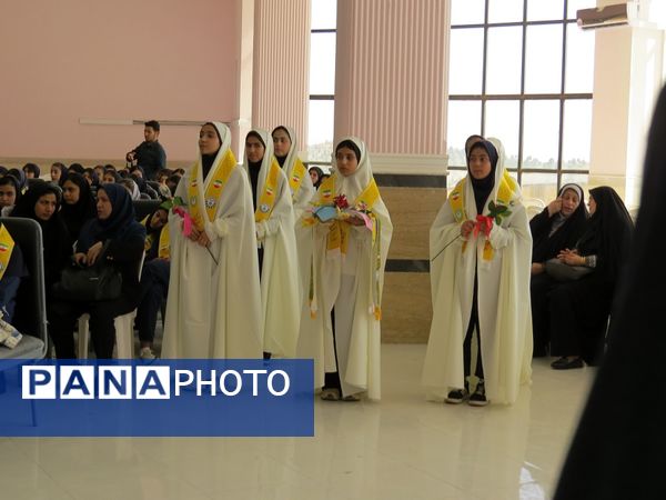 اردوی تمشک دختران بجنورد در اردوگاه شهید چمران 