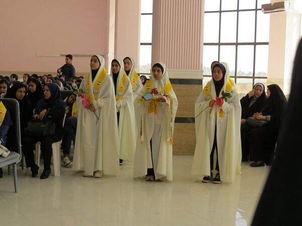 اردوی تمشک دختران بجنورد در اردوگاه شهید چمران 