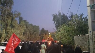 پیاده روی مردم آبدانان در سالروز شهادت امام رضا (ع) با عنوان حرم تا حرم