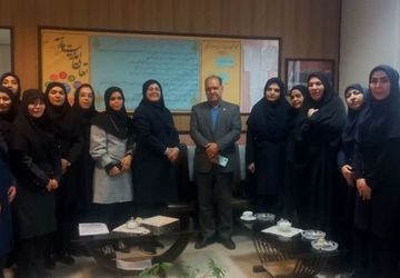 حضور رییس اداره استثنایی خراسان رضوی در دبستان ام الائمه