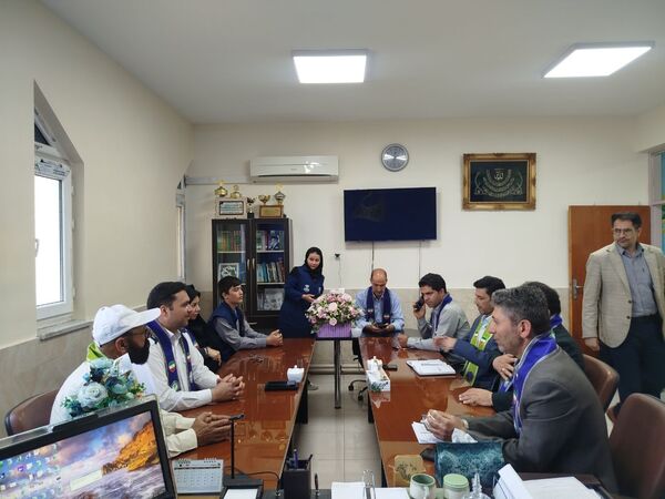 بازدید ارزیاب کشوری سازمان دانش‌آموزی در مدارس تمام پیشتاز شهرستان فاروج