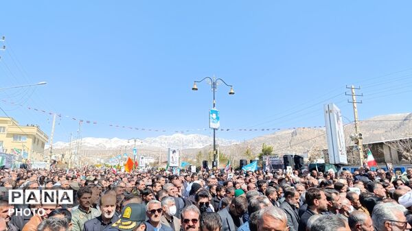 شهر یاسوج در سوگ دو شهید والامقام