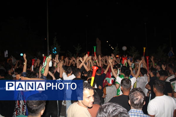 جشن صعود خیبر خرم‌آباد در ورزشگاه تختی