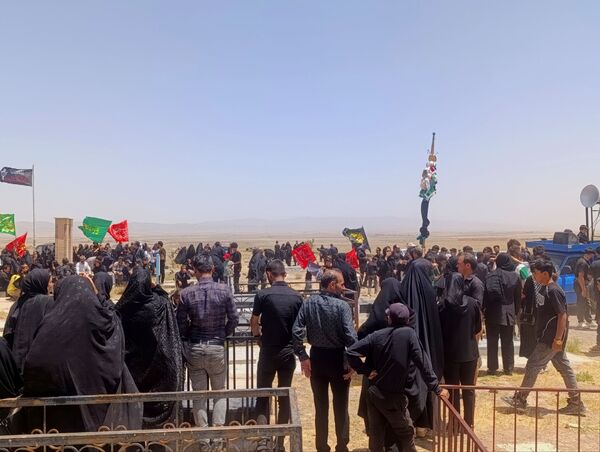 عزاداری سیدالشهدا در روستا نوری 