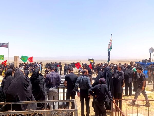 عزاداری سیدالشهدا در روستا نوری 