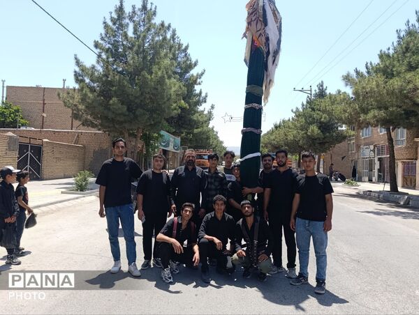 مراسم شب عاشورا و یادواره شهدای جنگ رمضان در فرهادگرد